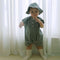 Conjunto de Verano para Bebé con Diseño Escocés - Romper y Gorro Coordinado