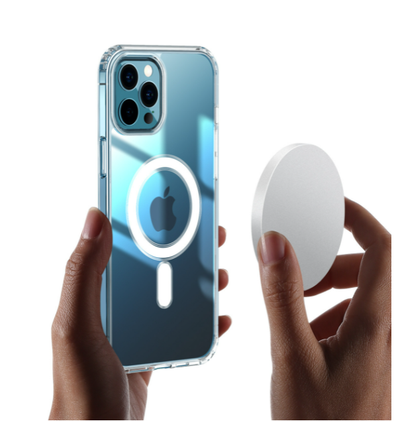 Funda Magnética Transparente para Celular con Diseño Acrílico - Image 2