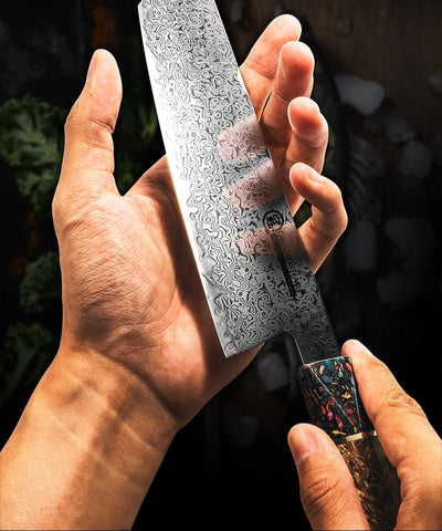 Cuchillo de Chef Damasco Acero Inoxidable Multiusos Profesional - Image 25