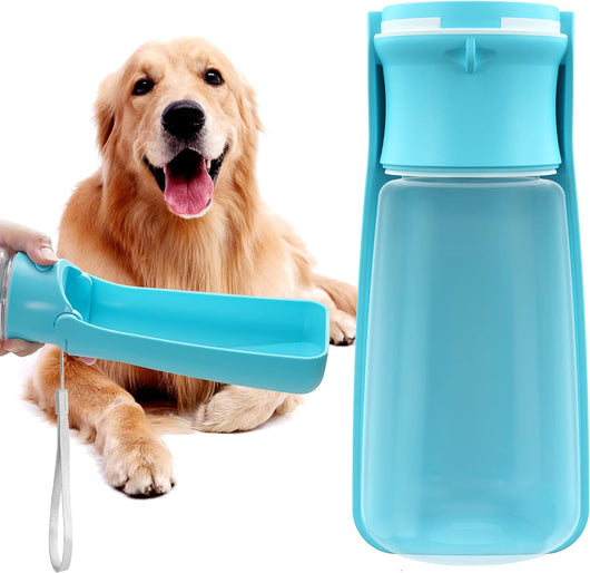 Botella Dispensadora de Agua Portátil para Perros - Todo Tamaño