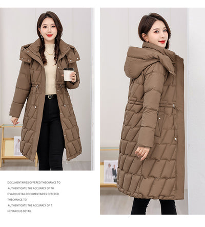 Abrigo Acolchado Slim Fit Talla Grande para Mujer - Invierno - Image 15