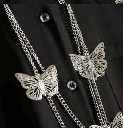 Camisa Manga Larga con Solapa Retro para Hombre - Image 11