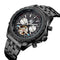 Reloj Automático Tourbillon para Hombre con Esfera Grande y Múltiples Funciones