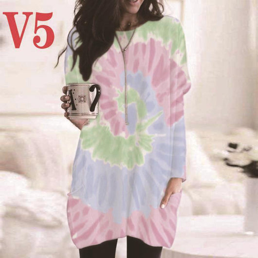 Camiseta Casual de Manga Larga con Bolsillo y Estampado - Image 6