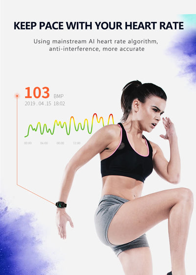 Reloj Inteligente F16 con Monitor ECG, Presión Arterial y Frecuencia Cardíaca - Image 13
