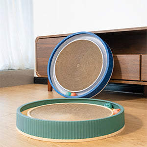 Rascador Grande de Cartón para Gatos con Juguetes - Protector de Muebles - Image 14
