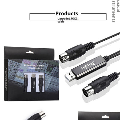 Cable Conversor USB a MIDI para Teclados Electrónicos - Image 8