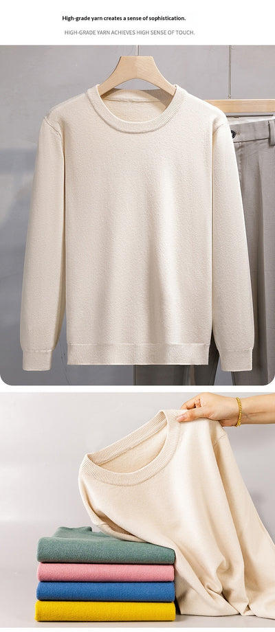 Suéter Holgado Oversized Cuello Redondo para Hombre - Image 29