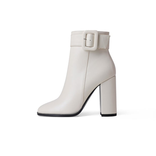 Botines de Tacón Grueso para Mujer - Estilo y Comodidad - Image 4