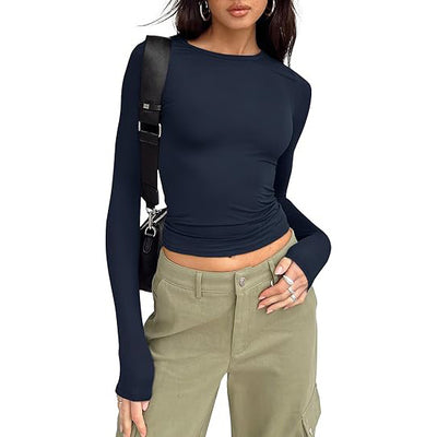 Remera Térmica Cuello Redondo Manga Larga para Mujer - Image 27