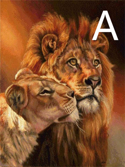 Pintura de Diamantes 5D - Bordado de León Animal - Image 13