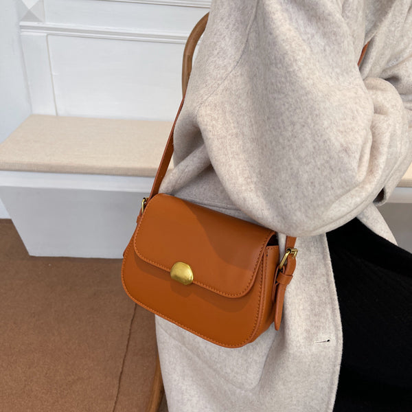 Bolsa Minimalista de Color Sólido para Mujer