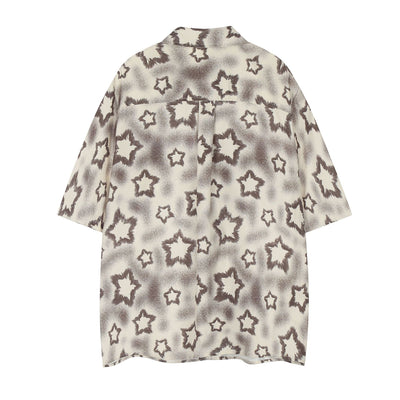Camisa Suelta Hombre Estampado Estrella de Cinco Puntas - Image 2