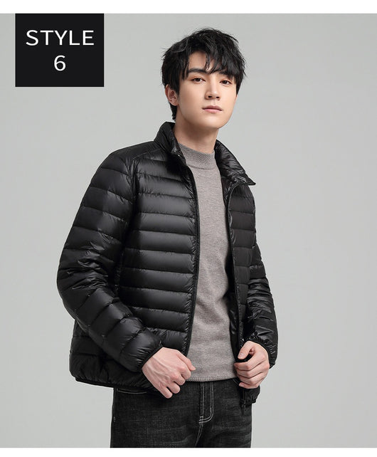 Abrigo de Algodón Slim Fit Talla Grande con Cuello Alto - Cálido y Elegante - Image 28