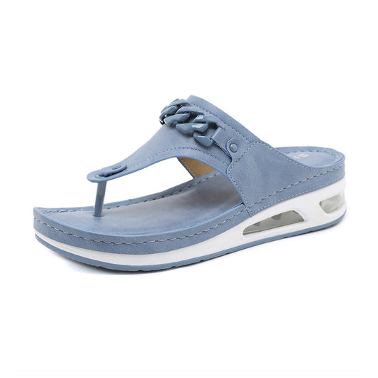 Sandalias Cuña con Cámara de Aire para Mujer - Comodidad Casual - Image 5