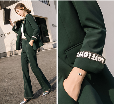 Blazer Blanco Elegante de Manga Larga para Mujer - Image 10