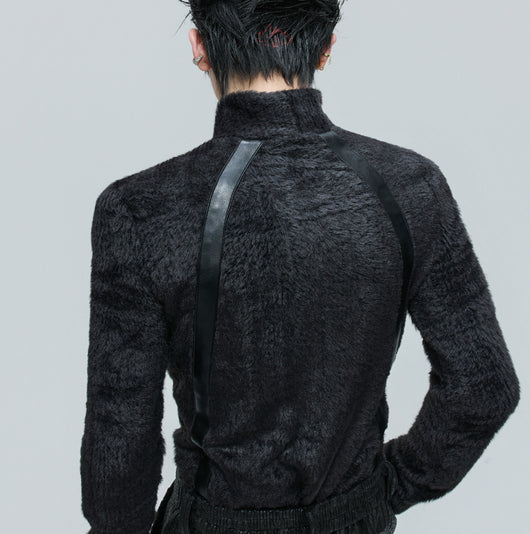 Abrigo Térmico Slim Fit Cuello Alto con Forro Peluche Cálido - Image 10