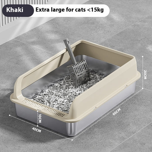 Arenero de Acero Inoxidable para Gatos - Image 17