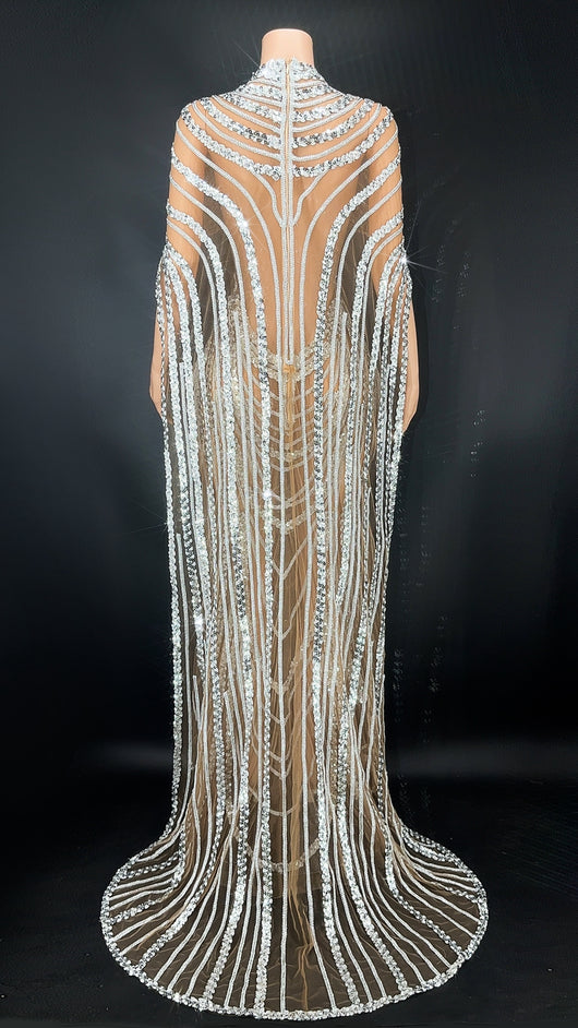 Vestido de Noche Elegante con Lentejuelas Brillantes - Image 8
