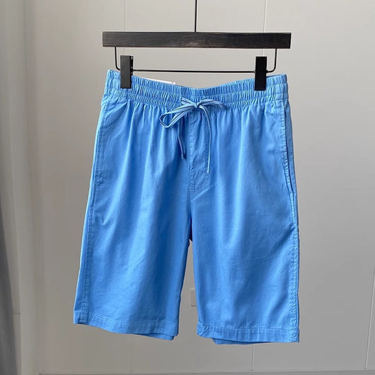 Pantalones Cortos Casuales de Algodón Puro con Cintura Elástica para Hombre - Image 41