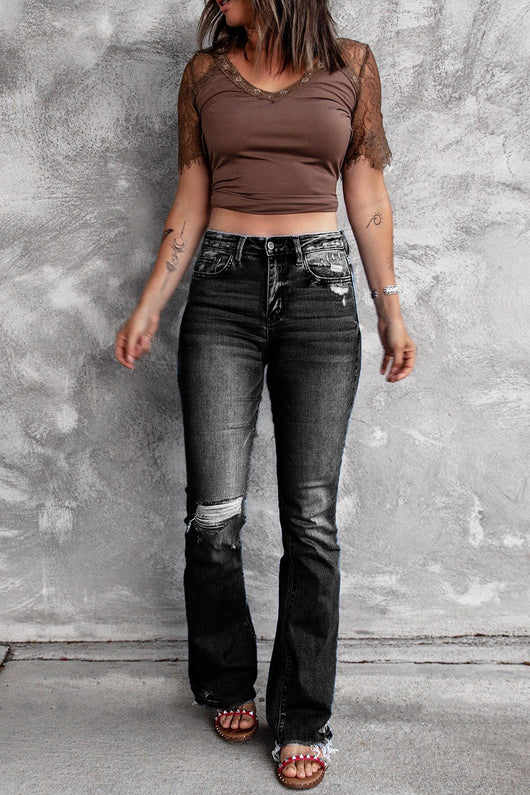 Pantalones Micro Acampanados Retro Slim Stretch - Image 9