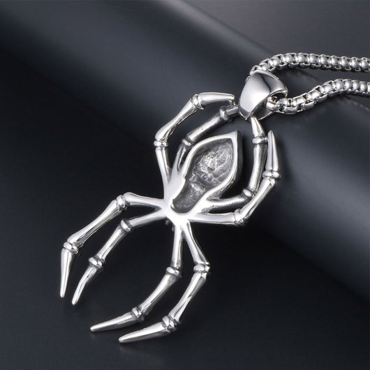 Dije Calavera Fantasma Acero Titanio - Diseño Gótico Moderno - Image 3