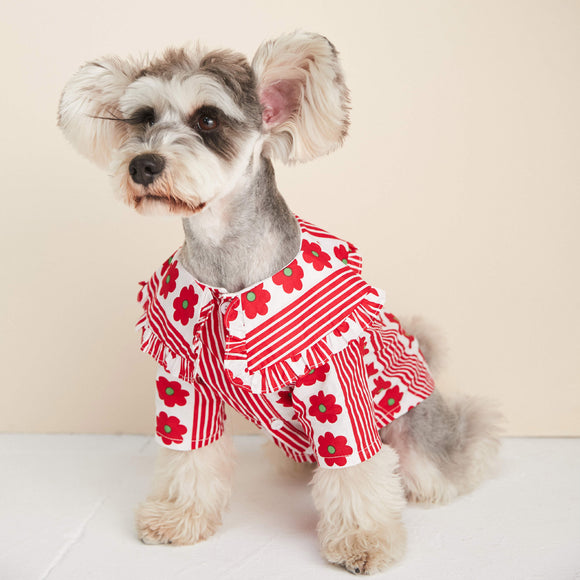 Camiseta Fresca de Hoja de Loto para Perros - Primavera y Verano