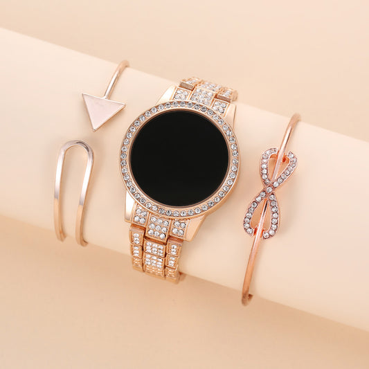 Reloj Inteligente LED con Pantalla Táctil, Diamantes y Estrellas - Image 2