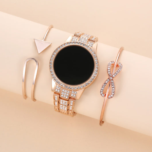 Reloj Inteligente LED con Pantalla Táctil, Diamantes y Estrellas - Image 2