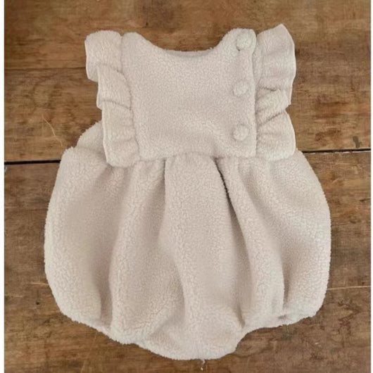 Mameluco Infantil Estilo Vaquero Forrado en Lana Merino con Bolsillos Grandes - Image 8