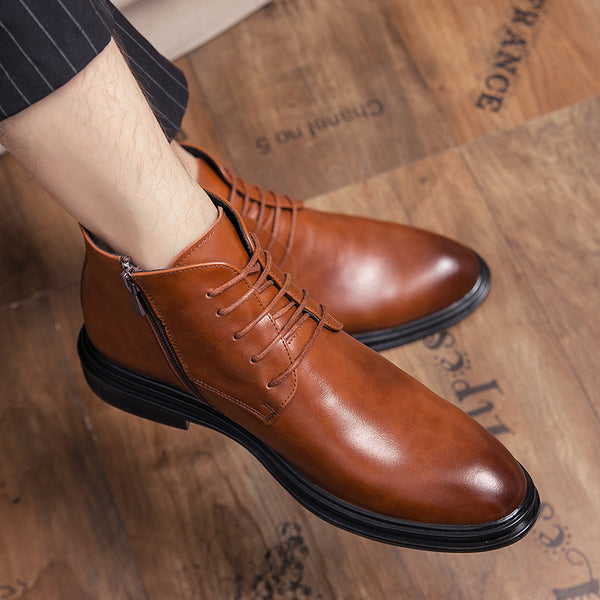Botas Doc Martens para Hombre - Caña Alta Impermeables Invierno y Otoño