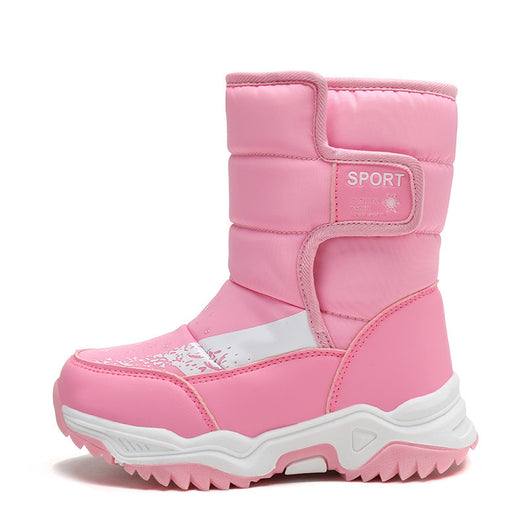 Bota Cálida Mediana con Forro Suave para Niños - Image 5