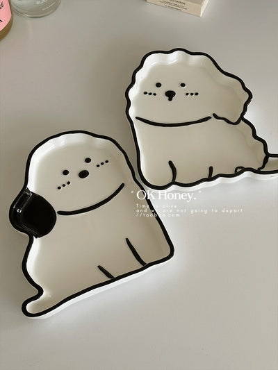 Plato de Cerámica Infantil con Diseño de Cachorro Adorable - Image 19