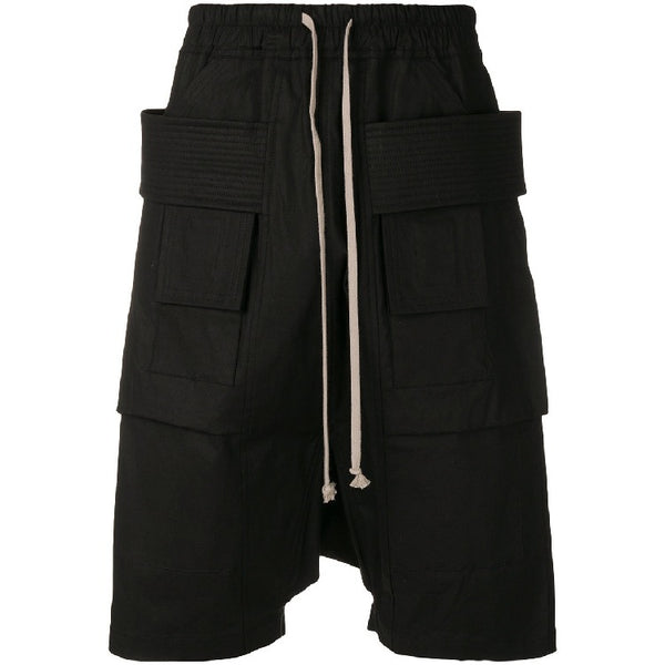 Pantalones Cortos Deportivos Harem Cropped Estilo Street Dark - Image 4