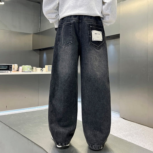 Pantalones Gruesos y Cálidos Estilo Coreano para Niños - Image 4