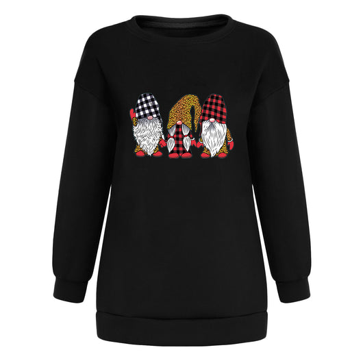 Suéter Navideño Estampado Holgado Talla Grande para Mujer - Image 2