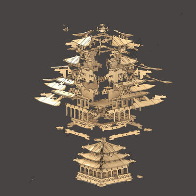 Modelo de Ensamble de Carpintería con Estructura de Mortaja y Espiga - Image 8
