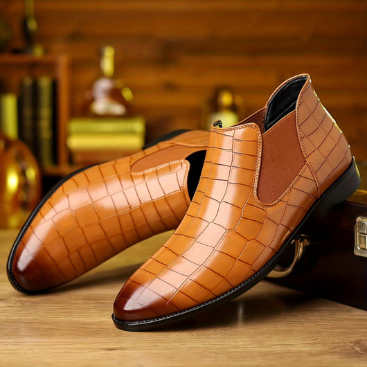 Botas Martin Punta Aguda Estilo Británico Talla Grande para Hombre - Image 10