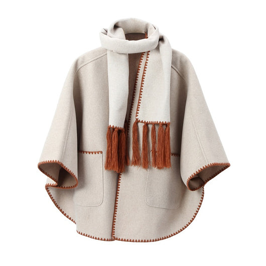 Chal Pashmina Camel Premium para Otoño e Invierno con Bolsillos - Image 7