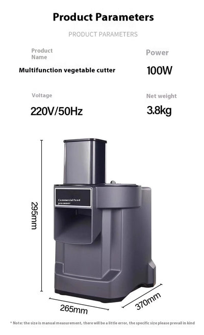 Cortadora Comercial de Verduras Automática Multifunción - Image 18