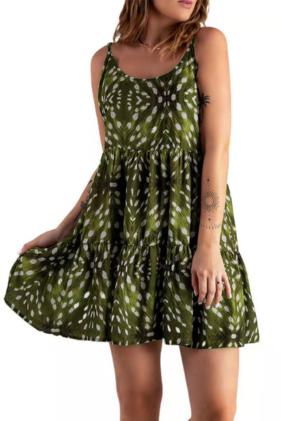 Vestido Bohemio Estampado de Tiras para el Día a Día - Image 7