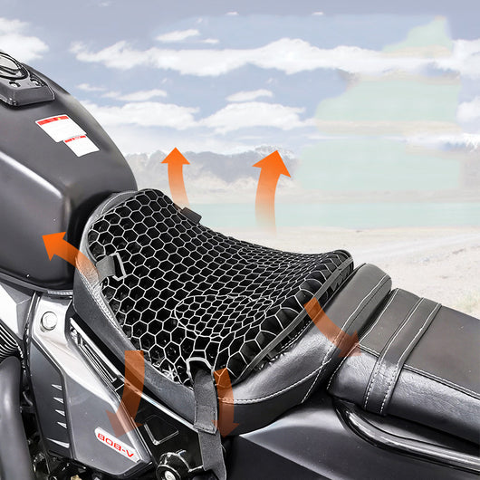 Cojín Amortiguador para Asiento de Motocicleta y Scooter - Transpirable Todo Clima - Image 6
