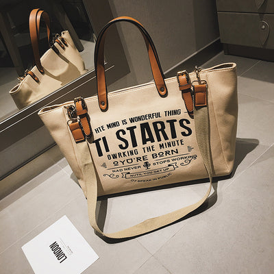 Bolsa Mensajero de Lona - Cartera Tote Elegante para Hombre y Mujer - Image 9