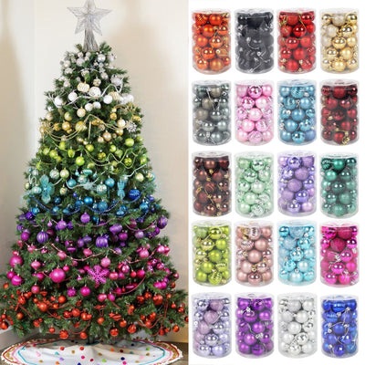 Adornos Navideños Colgantes - Bolas Decorativas para Árbol