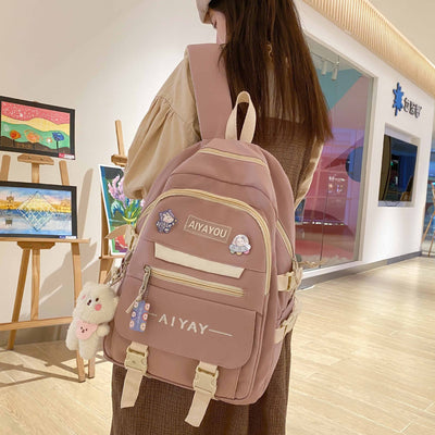 Mochila para Computadora de Gran Capacidad Estilo Japonés - Image 2