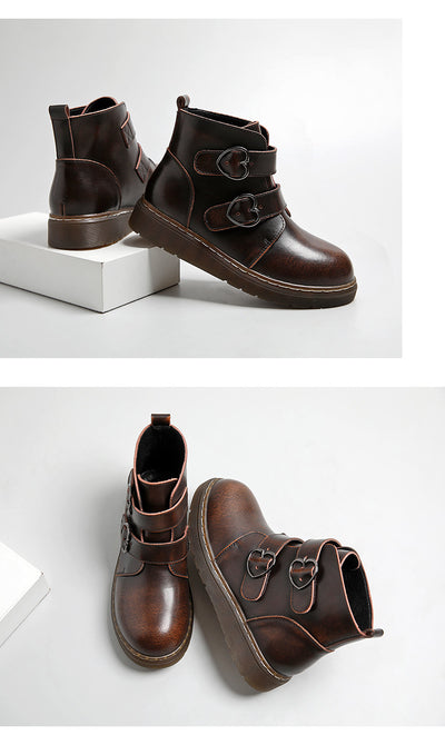 Botas Martin Retro Otoño Invierno para Mujer - Estilo Vintage - Image 12