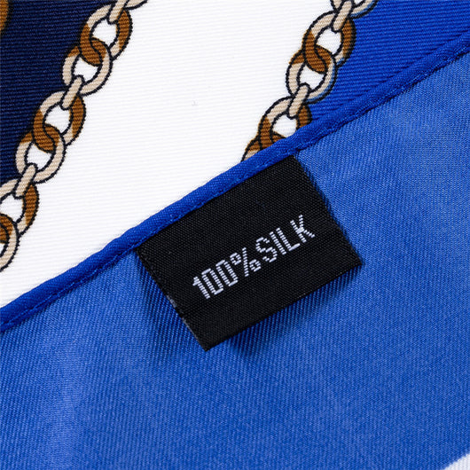 Pañuelo de Seda Twill Estampado Carruajes 130cm - Image 7