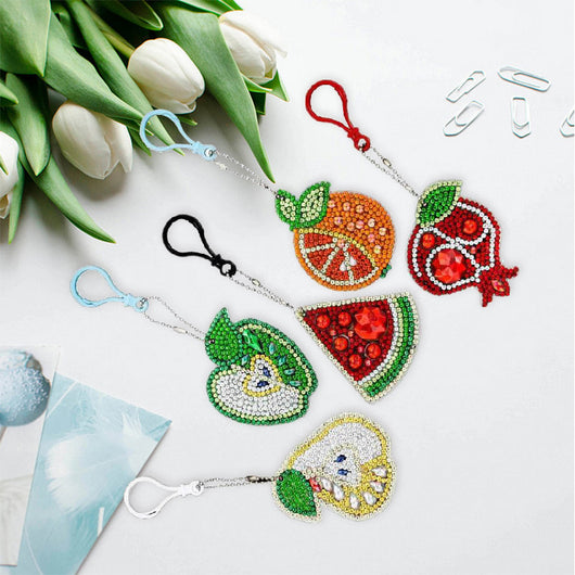 Llavero de Pintura de Diamantes Forma Especial - Diseño Pájaro Infantil para Bolso - Image 4