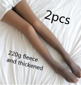 Leggings Térmicos Translúcidos Talla Grande con Forro Polar para Invierno - Image 19