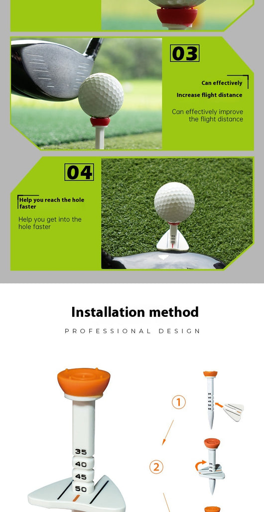 Marcador de Posición para Tee de Golf con Puntería Direccional - Image 13